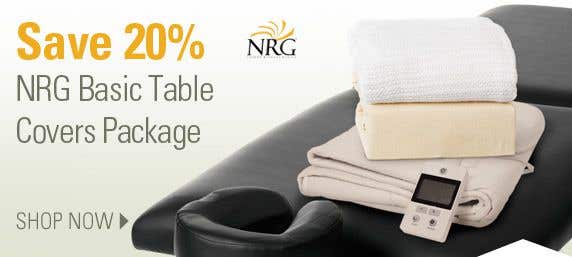 Save 20% on NRG Basic Table Covers