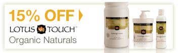 15% Off Organic Naturals