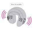 Earthlite Zenvi Sound Cushion, Black