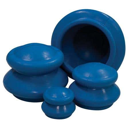 Acucups Rubber 4pc Cupping Set