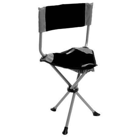On-Site Therapist Stool Black With Back