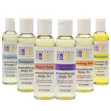 Aura Cacia Aromatherapy Body Oils 4 Oz