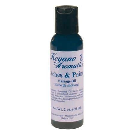 Keyano Aromatherapy Massage Oil 2Oz Aches &amp; Pains