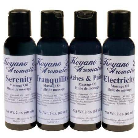 Keyano Aromatherapy Massage Oils 2 Oz