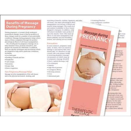 Massage During Pregnancy Brochure 50 Pack