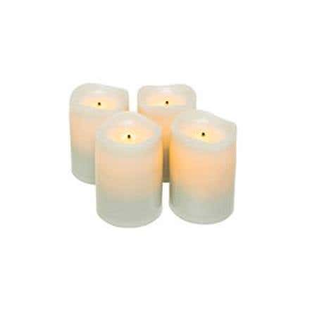 Rechargeable Flameless Led Votives 1.75"H 4-Pack