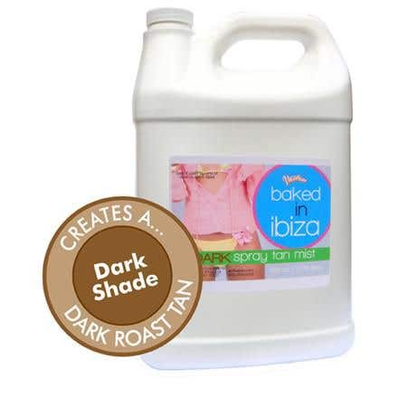 Baked In Ibiza Sunless Tanning Spray Solution 1Gal