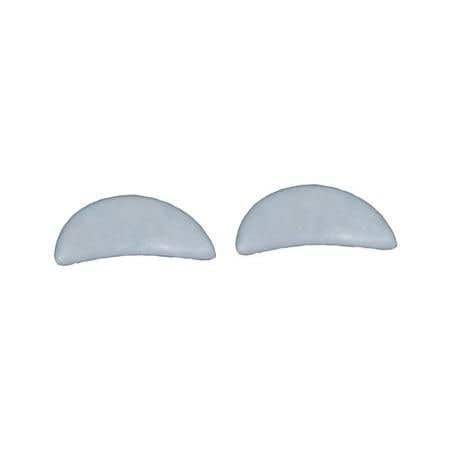 Marble Crescent Eye Stones, Pair