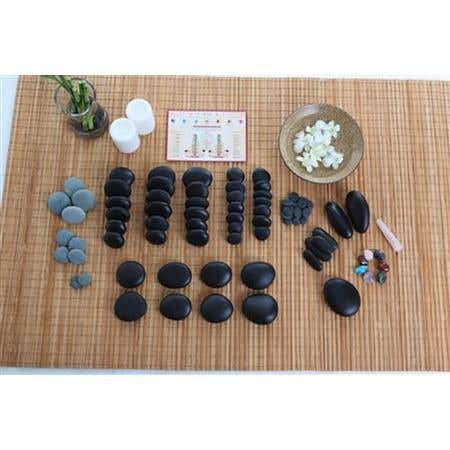 Stone Massage 82 Piece Set With DVD