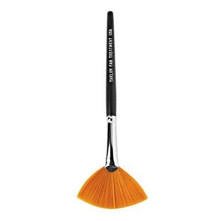 Brushup Taklon Stiff Treatment Fan Brush 2"