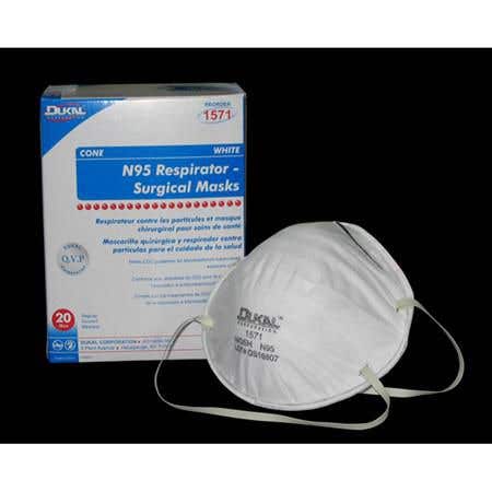 Dukal N95 Atsm Mask High Protection White 20Ct
