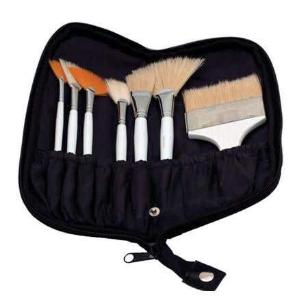 Synthetic Body Brush Set, 7Pc