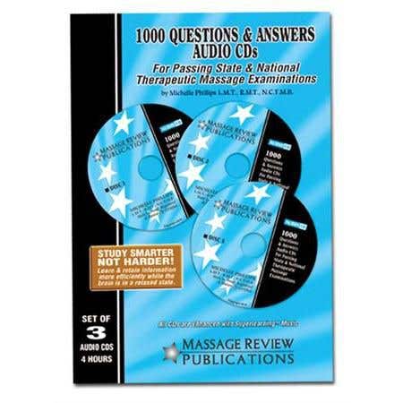 Massage Review 1000 Q&amp;A Audio 3 Cd Set