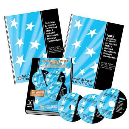 Massage Review 1000 Q&amp;A Book Set With 3-Cd's