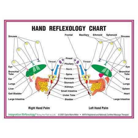 8.5" X 11" Hand Chart