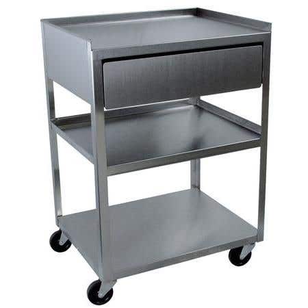 Single Locking Cabinet With Drawer