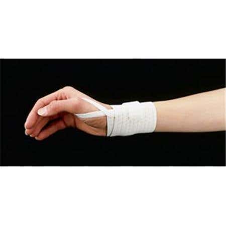 Universal Elastic Wrist Band W/ Thumb Loop White