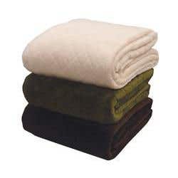 Quilted Mink And Sherpa Fleece Throw
