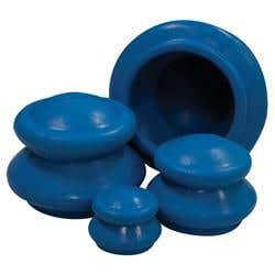 Acucups Rubber 4pc Cupping Set