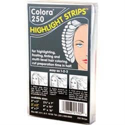 Colora Highlight Strips 4" X 10" 250 Ct