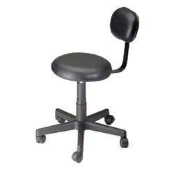 Earthlite Rolling Stool With Back