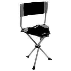 On-Site Therapist Stool Black With Back
