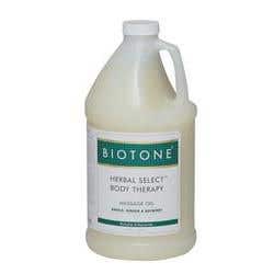 BIOTONE® Herbal Select® Body Massage Oil, 1/2 Gallon