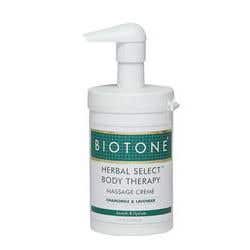 BIOTONE® Herbal Select® Body Massage Creme, 15 oz With Pump