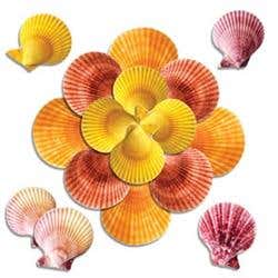 Sea Shells For Massage, Various Sz/Clr, Approx 30