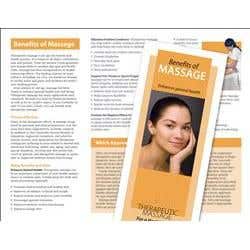 Benefits Of Massage Brochure 50 Pack