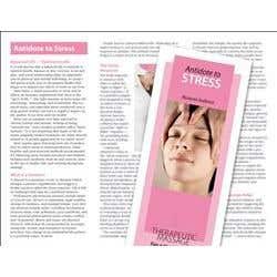 Massage - Antidote To Stress Brochure 50 Pack