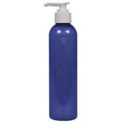 Plastic Bottle With White Pump 8 oz