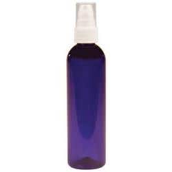 Cobalt Plastic Bottle With White Pump 4 oz