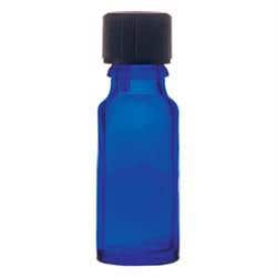 Cobalt Blending Bottle 15Ml With Cap And Dropper