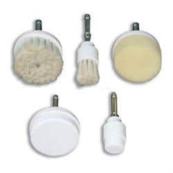Five Piece Brush Set For 8 Function Skin Care Machine
