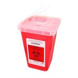 Lock-Up Sharps Container Red 1 Quart