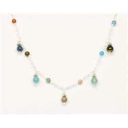 Chakra Alignment Gem Drop Anklet