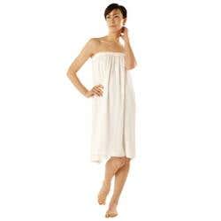 Canyon Rose Terry Spa Wrap 1 Size 33" White