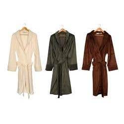 Mink Robe W/Quilted Trim