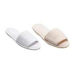 Terry And Waffle Weave Slippers