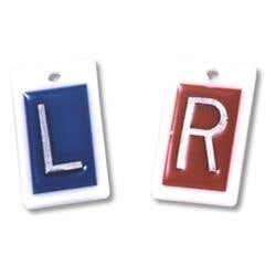 1" Left &amp; Right Marker Set With Velcro (Plastic)
