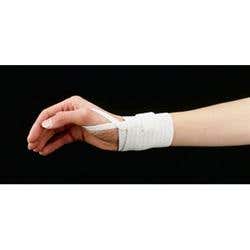 Universal Elastic Wrist Band W/ Thumb Loop White