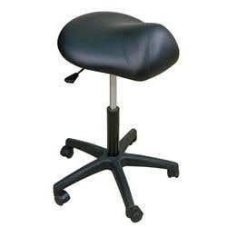 Oakworks Premium Saddle Stool 22-29"H