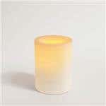 Flameless Wax Candles 4"