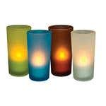 Flameless Frosted 5" Glass Votive Holders