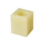 Flameless Square Vanilla Scented Candles 4"X 3.25"