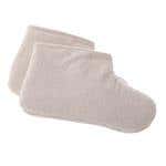 Insulated Terry Booties, White 1 Pair