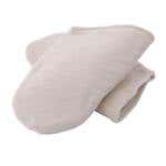 Insulated Terry Mitt White, 1 Pair
