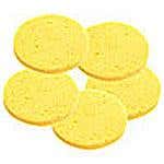 Round Facial Sponges 2.75" 10-Pack