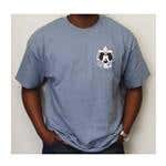 Amta Logo Unisex Short Sleeved Shirt Stonewash Blu